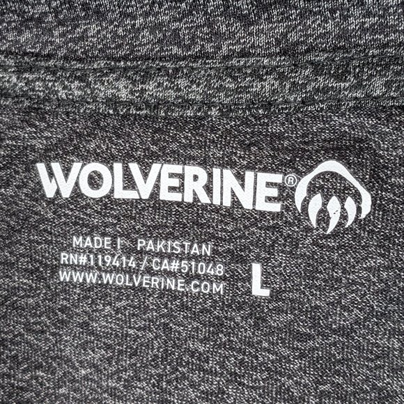 WOLVERINE Men's Edge Short Sleeve Graphic Tee Shirt Size L Gray - Picture 5 of 7